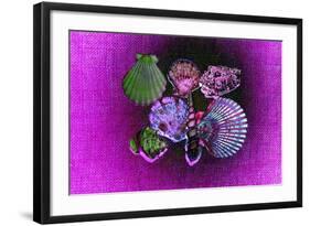 Purple Burlap-Tom Kelly-Framed Giclee Print