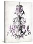 Purple Chandelier-OnRei-Stretched Canvas