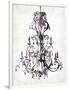 Purple Chandelier-OnRei-Framed Art Print