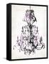 Purple Chandelier-OnRei-Framed Stretched Canvas