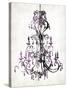 Purple Chandelier-OnRei-Stretched Canvas