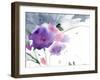 Purple Cloud Garden-Sheila Golden-Framed Art Print