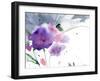 Purple Cloud Garden-Sheila Golden-Framed Art Print