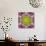 Purple Concentric Flower Center: Mandala Kaleidoscopic-tr3gi-Art Print displayed on a wall