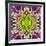 Purple Concentric Flower Center: Mandala Kaleidoscopic-tr3gi-Framed Art Print