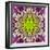 Purple Concentric Flower Center: Mandala Kaleidoscopic-tr3gi-Framed Art Print