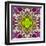 Purple Concentric Flower Center: Mandala Kaleidoscopic-tr3gi-Framed Art Print