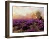 Purple Countryside I-Alonzo Saunders-Framed Art Print