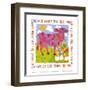 Purple Cow-Cheryl Piperberg-Framed Art Print