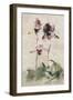 Purple Dancing Orchid Panel I-Cheri Blum-Framed Art Print