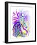 Purple Dragon-Stephanie Analah-Framed Giclee Print