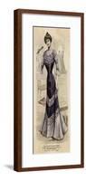 Purple Dress 1899-null-Framed Art Print