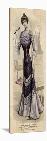 Purple Dress 1899-null-Stretched Canvas