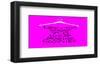 Purple Dress of Words-null-Framed Art Print