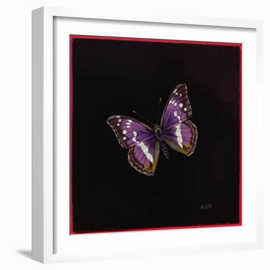 Purple Emperor Butterfly, 2000-Amelia Kleiser-Framed Giclee Print