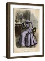 Purple Ensemble 1899-null-Framed Art Print