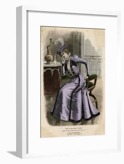 Purple Ensemble 1899-null-Framed Art Print