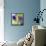 Purple Essence-Sheila Golden-Framed Stretched Canvas displayed on a wall