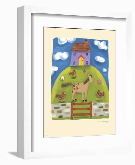 Purple Farmhouse-Sophie Harding-Framed Art Print