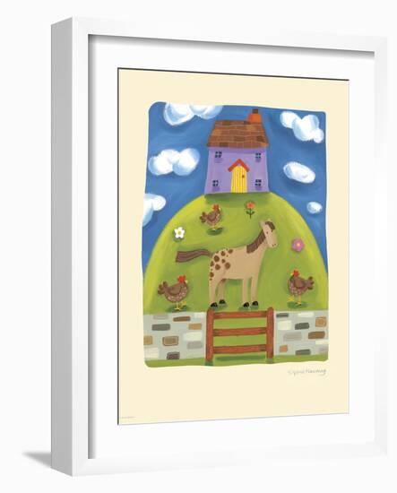 Purple Farmhouse-Sophie Harding-Framed Art Print