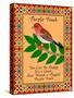 Purple Finch Quilt-Mark Frost-Stretched Canvas