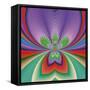 Purple Flower-Vac-Framed Stretched Canvas