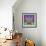 Purple Flower-Vac-Framed Art Print displayed on a wall