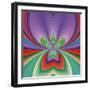 Purple Flower-Vac-Framed Art Print