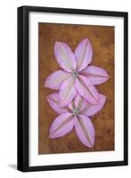 Purple Flowers-Den Reader-Framed Photographic Print