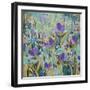 Purple Flowers-Sue Davis-Framed Giclee Print