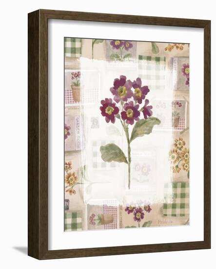 Purple Flowers-Hope Street Designs-Framed Giclee Print