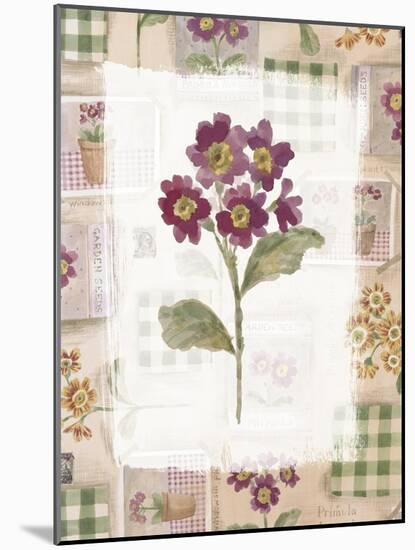 Purple Flowers-Hope Street Designs-Mounted Giclee Print