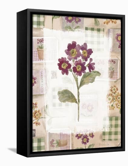 Purple Flowers-Hope Street Designs-Framed Stretched Canvas