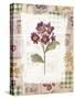 Purple Flowers-Hope Street Designs-Stretched Canvas