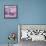 Purple Folk Art Barn-Cheryl Bartley-Framed Stretched Canvas displayed on a wall