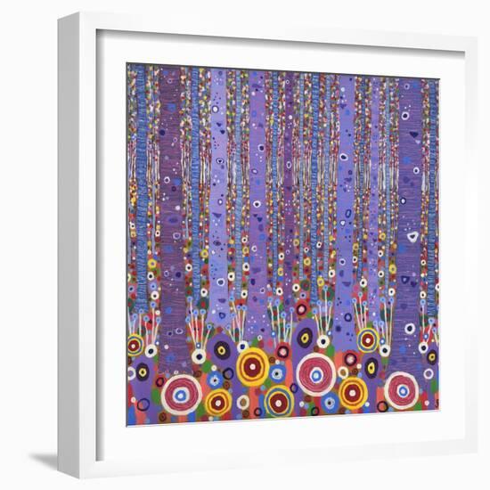 Purple Forest 1, 2012-David Newton-Framed Giclee Print