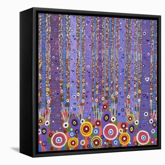 Purple Forest 1, 2012-David Newton-Framed Stretched Canvas