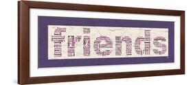 Purple Friends-Diane Stimson-Framed Art Print