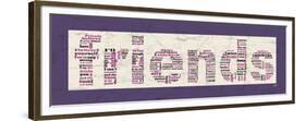 Purple Friends-Diane Stimson-Framed Premium Giclee Print
