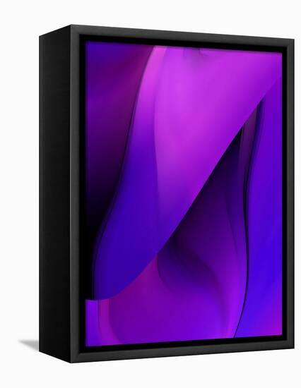 Purple Fuschia Blue Wrap-Ruth Palmer-Framed Stretched Canvas