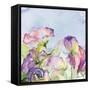 Purple Garden I-Lanie Loreth-Framed Stretched Canvas