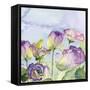 Purple Garden II-Lanie Loreth-Framed Stretched Canvas