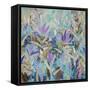 Purple Garden-Sue Davis-Framed Stretched Canvas