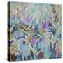 Purple Garden-Sue Davis-Stretched Canvas
