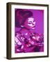 Purple Geisha-Abstract Graffiti-Framed Giclee Print
