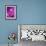 Purple Geisha-Abstract Graffiti-Framed Giclee Print displayed on a wall