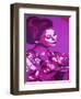 Purple Geisha-Abstract Graffiti-Framed Giclee Print
