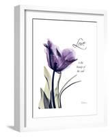 Purple Gentian Love-Albert Koetsier-Framed Premium Giclee Print