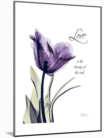 Purple Gentian Love-Albert Koetsier-Mounted Premium Giclee Print