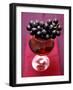 Purple Grapes Resting on a Glass of Red Wine-Foodcollection-Framed Photographic Print